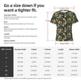 thumbnail image 4 of Naloa Hand Drawn Citrus Fruits Elegant Lemons Men's T-Shirt Sport T-shirt Men's Basic Tee Casual Men's Shirt, Round Neck, Short Sleeves - 3X-Large, 4 of 5