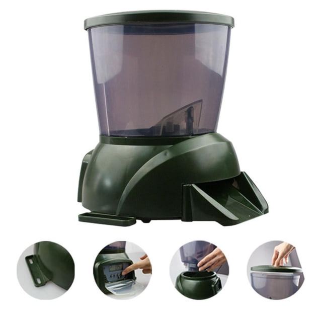 Alimentador automático de , de alimentos para acuario, comedero para de estanque, 1-90 días Colco Alimentador automático de pescado