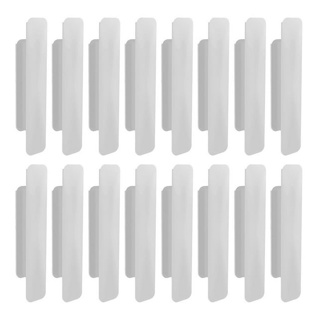 MasteelfCA 8 Pairs Stick on Handle Sliding Door Handle Plastic Door Pull Push Sliding Handle