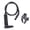 Black, variant on YAHHU Hair Dryer Stand with Clamp Adjustable Reduce Arm Fatigue Blow Dryer Holder Stand for Dog Grooming White 7.87 inches / 20 cm Length Stainless Steel Plastic ABS Hands Free Styling Tool Base