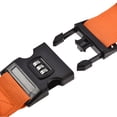 thumbnail image 4 of Uxcell Luggage Strap Suitcase Belt with Buckle, Combination Lock, 2Mx5cm Adjustable PP Travel Orange, 4 of 6