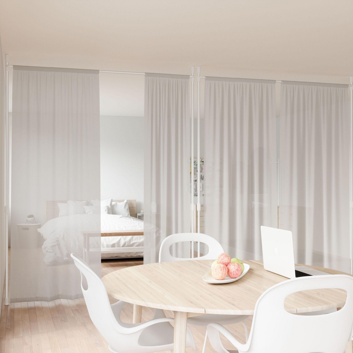 Anywhere Rod 36-66 Blanc