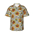 thumbnail image 2 of Goofa Cute Sunflowers Hawaiian Shirt for Men, Unisex Summer Beach Casual Short Sleeve Button Down Shirts,Aloha Tropical Floral print shirt-3X-Large, 2 of 9