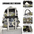 thumbnail image 3 of FORMRS Mini Backpack Purse for Women Travel Daypack Casual Shoulder Bag, Green Floral, 3 of 7