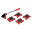 thumbnail image 4 of Furniture Moving Lifter, Adjustable Height Shifter Mover Easily Lift 360 Rotatable Labor Saving 5Pcs 331lb Load Capacity  for Carrying for Fish, 4 of 8