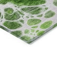 thumbnail image 4 of HomeRoots 581484 10 x 14 ft. Nautical Washable Indoor & Outdoor Rectangle Area Rug, Lime Green & Gray, 4 of 5