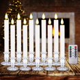 thumbnail image 1 of Velas de ventana sin llama con temporizador remoto, 10 unidades LED, 1 of 8