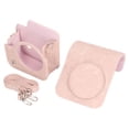 thumbnail image 1 of Instant Camera Protective Bag Vintage 3D Pattern Instant Camera Carrying Case for Fujifilm Instax Mini 12 Light Pink Embossment, 1 of 8