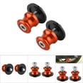 thumbnail image 4 of 2pcs 10mm Motorcycle CNC Rear Stand Swing Arm Spool Sliders Stand Swingarm Bobbins - Hard Anodized, CNC Machined, Durable, Stable and Reliable, Various Colors Available,, 4 of 8