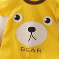 thumbnail image 4 of Baby Onesies Boy Baby Boy Rompers Short Sleeve Snap Cartoon Animals Print Baby Clothes One-Piece Outfit, 4 of 6
