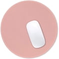 thumbnail image 1 of , Premium-Textured Small Round Mousepad 8.7 x 8.7 Inch White, Stitched Edge Anti-Slip Waterproof Rubber Mouse Mat, Pretty Cute for Office Home Gaming Laptop Men Women Kids, 1 of 7