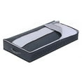 thumbnail image 3 of Queen Size Bed Storage Bag With Zipper Transparent Window Clothes Quilt Blanket Bedding Storage Bag, 3 of 9