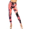 thumbnail image 2 of World of Leggings Buttery Smooth Coral Tie Dye Joggers - Medium, 2 of 2