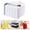 White, variant on VGFVFSKGA Cleaning Cloths, Kitchen Cleaning Cloths, 1 PC Reusable Absorbent Microfiber Pure Cotton Checkered Thickened Cloth, Dish Cloths for Kitchen Washing Dishes, Microfiber Wipes Square 12 Inch