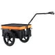 thumbnail image 1 of VEVOR Remolque de carga para bicicletas, capacidad de carga de 88 libras, carrito para bicicletas de alta resistencia, almacenamiento compacto plegable con enganche universal, cubierta impermeable, 1 of 9