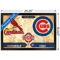 thumbnail image 3 of MLB Rivalries - St. Louis Cardinals vs Chicago Cubs Wall Poster, 14.725" x 22.375" Framed, 3 of 6