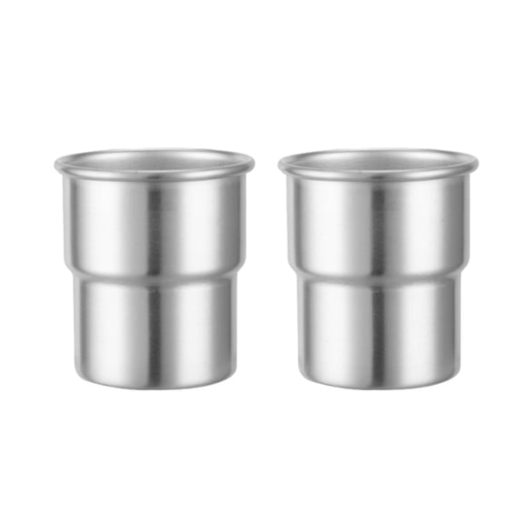 RUseeN 10 OZ 304 Stainless Steel Pint Cups, Healthy Unbreakable and Stackable, Camping Cups Mugs Set of 2, for Cold Drinks, Beer, Wine, Bars, Parties