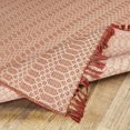 thumbnail image 5 of Better Homes & Gardens Woven Geo 5’x7’ Outdoor Rug - Polypropylene/Polyester - Terra Cotta, 5 of 8