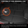 thumbnail image 2 of powoq Cargo Liner Compatible with 2017-2022 Mazda CX-5 Backrest Mat Trunk Mat Replacement for 2017-2019 2020 2021 2022 Mazda CX-5 Accessories (Fit 2017-2022 CX-5 Rear Backrest Mat+Rear Cargo Mat), 2 of 4
