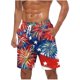 thumbnail image 1 of Pantalones Cortos Casuales para Hombre Imprimir con Bolsillos Pantalones de Playa de Cintura Elástica, Pantalones Cortos de Cintura Elástica para Hombre, 1 of 5