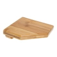 thumbnail image 2 of 1 Set Floating Corner Wall Shelf Punch Free Wall Bamboo Shelf for Bedroom, 2 of 7