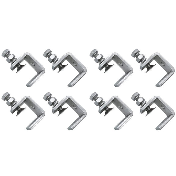 8PCS 16-25mm Heavy Duty Woodworking Clamp Set 304 Stainless Steel C Clamp Clamp Tools for Welding/Carpenter