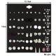 thumbnail image 5 of Pendientes de cristal hipoalergénicos Sunnimix Aretes colgantes para mujer 30 par, 5 of 5