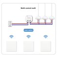 thumbnail image 4 of Wireless Light Switch,Battery-Free Wall Switch With Receiver,Self-Powered Switch A, 4 of 9