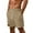 Khaki, variant on NAFUU Mens Casual Shorts Elastic Waist Drawstring Summer Beach Shorts With Pockets Breathable Men's Casual Shorts Daily Wear Leisure Trousers