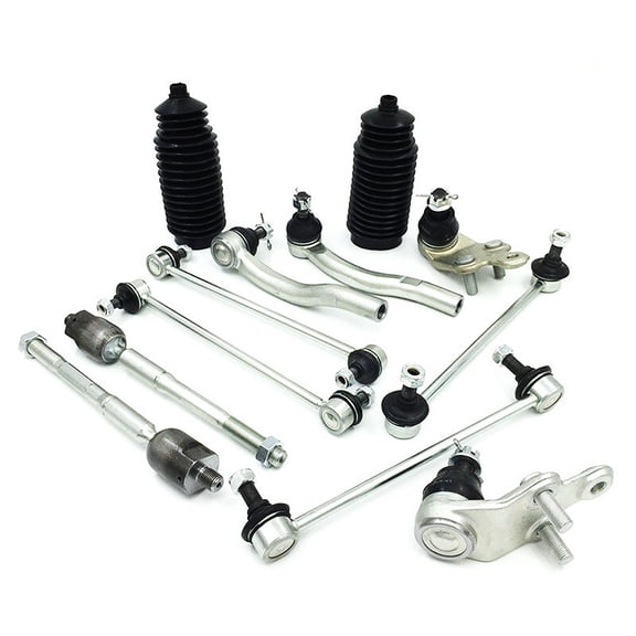14-Pack Front Lower Control Arm Suspension Kit Tie Rods Replacement for 2007 2008 2009 2010 2011 Camry