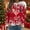 #186-Red, variant on Women's Casual Christmas Print Round Neck Long Sleeve T-Shirt Loose Santa Snowman Xmas Tree Top Gifts