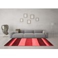 thumbnail image 3 of Ahgly Company Indoor Rectangle Abstract Red Contemporary Area Rugs, 5' x 7', 3 of 4