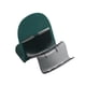 thumbnail image 1 of Jabonera con ventosa y diseño en forma de W, sin perforaciones, color verde, 1 of 8