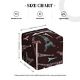thumbnail image 4 of Fotbe Eiffel Tower Porta Pañuelos Decorativo de Cuero, Caja Cuadrada Moderna para Pañuelos Faciales, Organizador y Dispensador 5x5x5'', 4 of 7