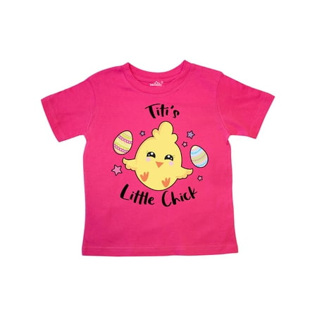 

Inktastic Happy Easter Titi s Little Chick Gift Toddler Toddler Girl T-Shirt