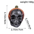 thumbnail image 2 of Antqov Skulls Halloween Decor Mini Pumpkin Hat Skull Heads Resin Halloween Skeleton Head Tree Ornament Decorations for Holiday Party Decor, 2 of 2