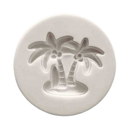 

Naturegr Fondant Mold BPA Free Decorative Silicone Coconut Palm Tree Cake Mold for Party