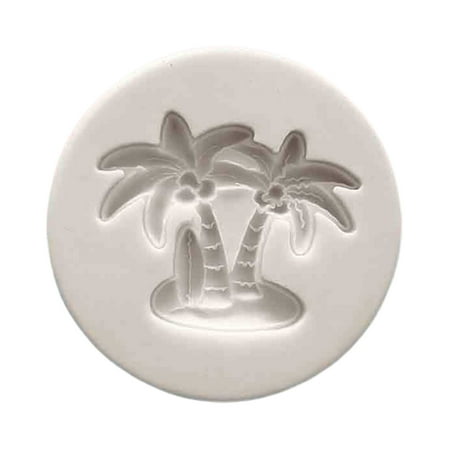 

Naturegr Fondant Mold BPA Free Decorative Silicone Coconut Palm Tree Cake Mold for Party