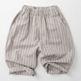 thumbnail image 2 of RTKFRFLM Toddler Lightweight Pants Kids Striped Breathable Summer Trousers Korean Style Loose Fit Casual Thin Pants for 0-7 Years, 2 of 4