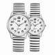 thumbnail image 1 of Men Women Wristwatches Couple Flexible Stretch Band Quartz Watches, 1 of 5