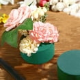 thumbnail image 6 of Tripumer 6 Pcs Round Floral Foam Blocks Floral Craft Wet Foam 4.7 inch Round Flower Foam Brick Florist Block Flower for Artificial Flowers Craft Project Wedding Aisle Flowers Arty Decoration Green, 6 of 8