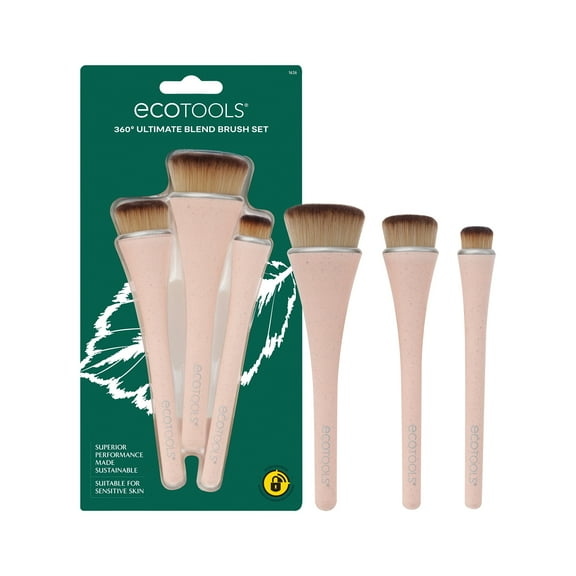 EcoTools® 360 Ultimate Blend Makeup Brush Set, 3pc