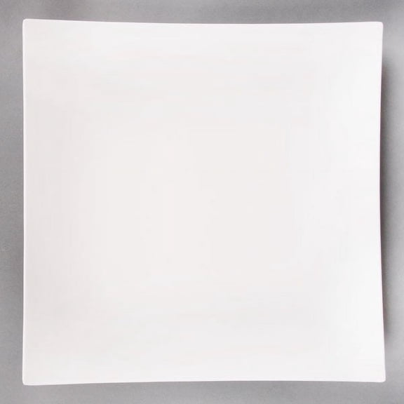 American Metalcraft MEL42 Endurance 12" Square Concave Melamine Platter