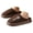 Coffee, variant on Pandaie Slippers for Men Warm Memory Foam Comfy House Slipper Non Slip Rubber Sole Open Back Fashion Home Shoes for Indoor Outdoor Size 7.5‑12.5