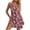 Wine, variant on Erwazi Summer Dresses for Women Print V Neck Sleeveless Midi Dress A-Line Trendy Classic Daily Casual Dresses with Pocket