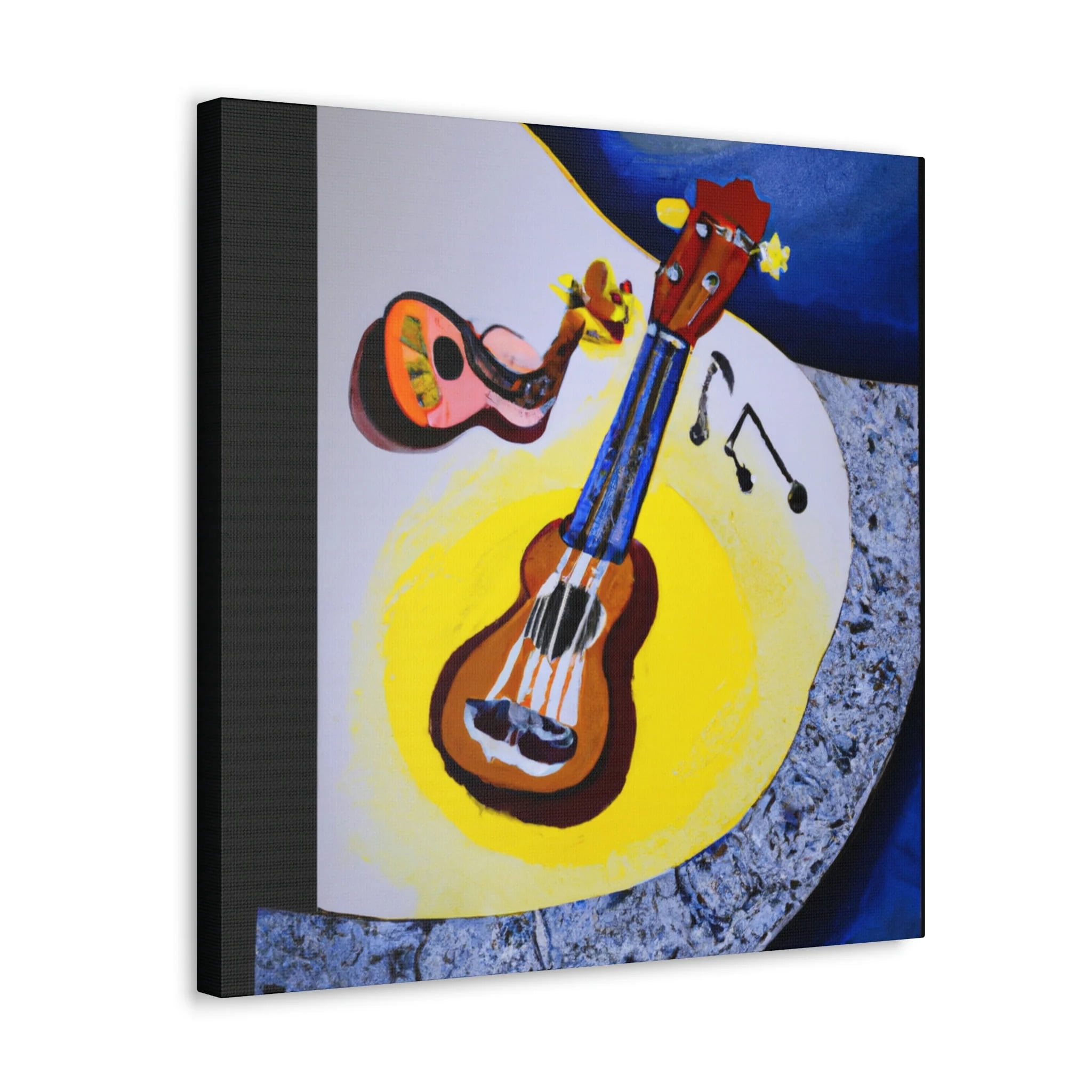 Ukelele Unfolds Surrealism - Canvas