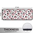 thumbnail image 5 of Cow and Bow White Pattern Anti Fatigue Kitchen Rugs Set Of 2, Non Slip Washable Decorative Floor Mats for Sink Laundry and Home Use, 17"x47", 5 of 5