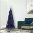 thumbnail image 4 of Vickerman 6.5' Navy Blue Fir Slim Artificial Christmas Tree, Unlit, 4 of 4