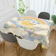 thumbnail image 2 of Yayeee Tablecloths 60" x 90" Rectangle Wrinkle Resistant Party Table Cover, Purple Rainbow Clouds, 2 of 8