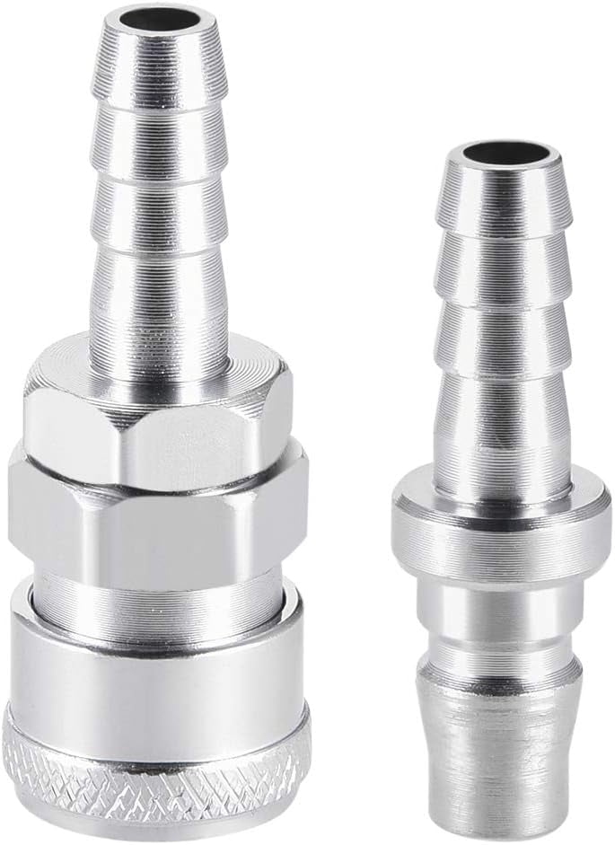 MKEUDQ-Quick Disconnect Set, 10.5mm Barb Hose, Air Compressor Hose Fitting
